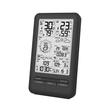 Station météo professionnelle avec écran LCD 2xAA Wi-Fi Tuya