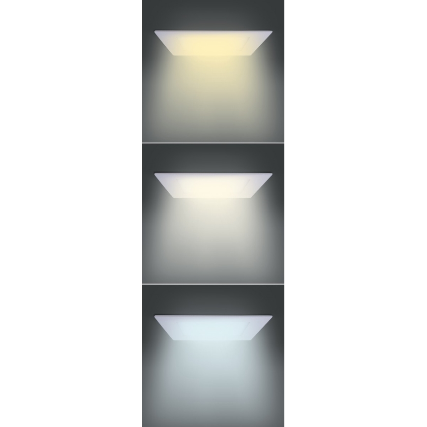 LED-inbouwarmatuur LED/12W/230V 3000/4000/6000K 17x17 cm wit