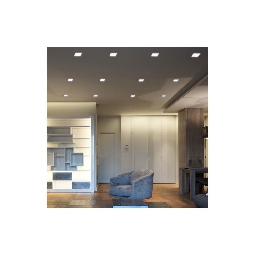 LED-paneel 18W/230V 3000/4000/6000K 22,5x22,5 cm wit