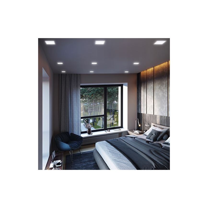 LED-paneel 18W/230V 3000/4000/6000K 22,5x22,5 cm wit