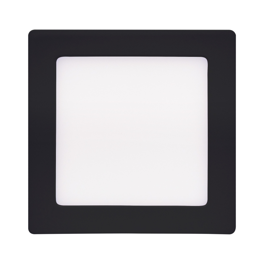 LED Plafondlamp LED/12W/230V 3000/4000/6000K zwart hoekig