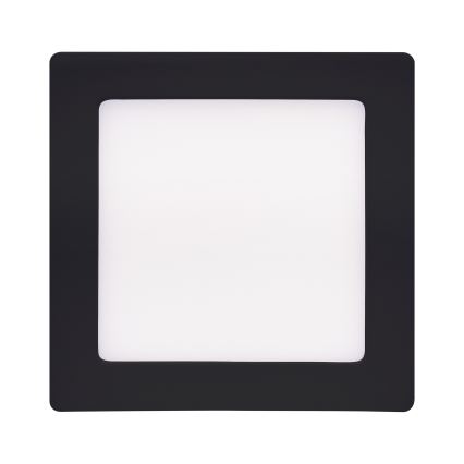 Plafonnier LED/12W/230V 3000/4000/6000K noir angulaire