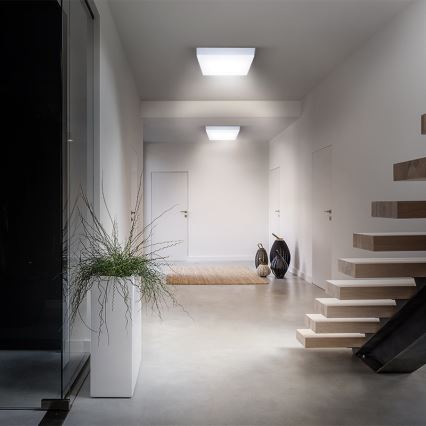 Plafonnier LED/18W/230V 3000/4000/6000K 22,5x22,5 cm blanc