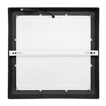 Plafonnier LED/24W/230V 3000/4000/6000K noir angulaire