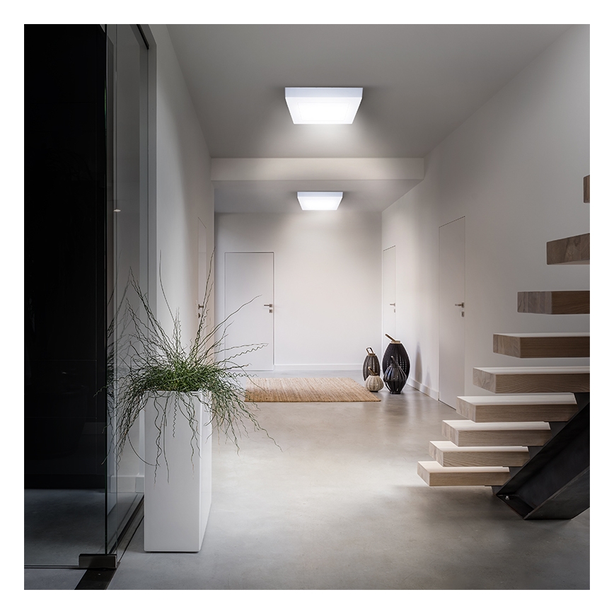 Plafonnier LED/24W/230V 3000/4000/6000K 30x30 cm blanc