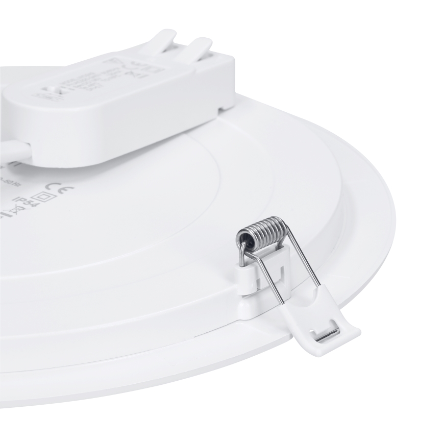 LED opbouw-/inbouwpaneel 2-in-1 24W/230V 3000/4000/6000K Ø 30 cm IP54 wit