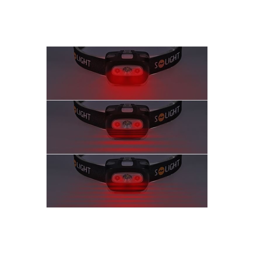 Lampe fronale LED/3W/3xAAA