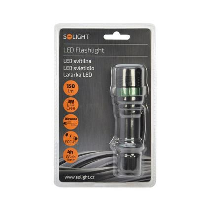 LED zaklamp LED/3W/3xAAA