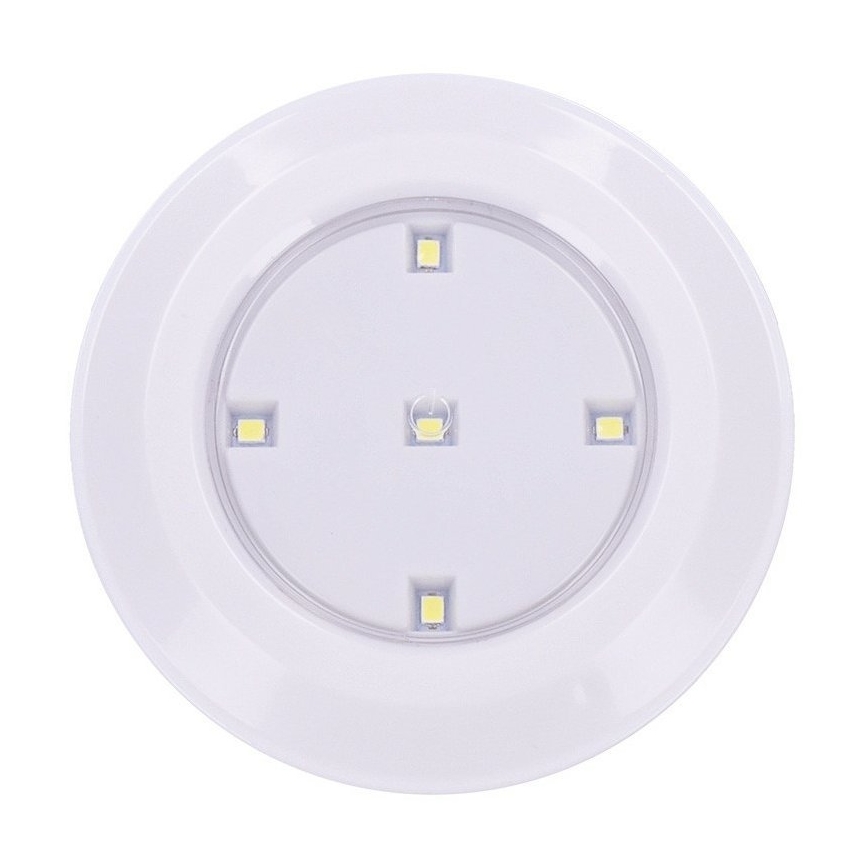 Set van 3 dimbare LED-armaturen met afstandsbediening LED/3xAAA