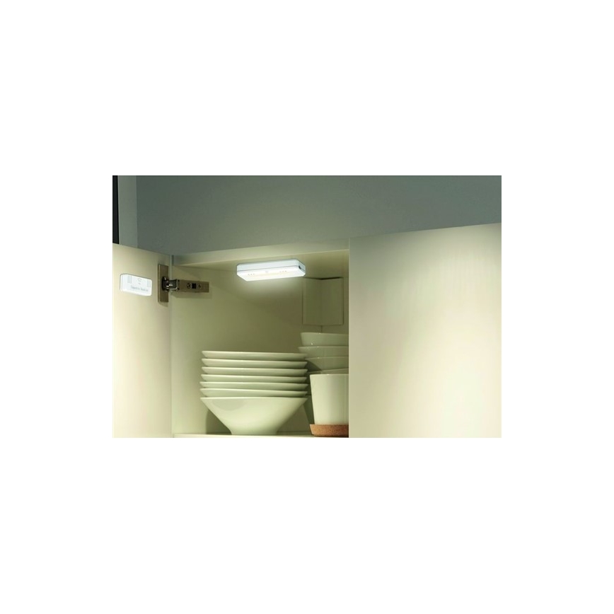 LOT x2 Éclairage placard LED/0,5W/2xAAA