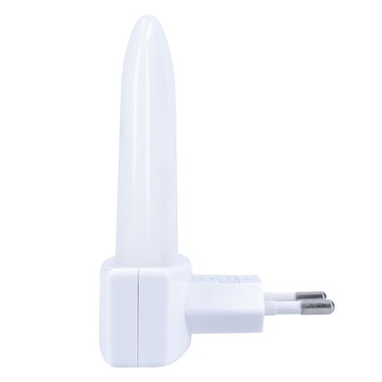 Lampe d'orientation LED RGB sur prise avec détecteur de crépuscule LED/0,5W/230V