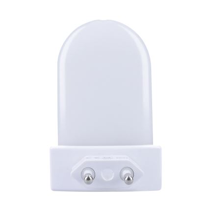 Lampe d'orientation LED RGB sur prise avec détecteur de crépuscule LED/0,5W/230V