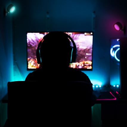 RGB LED-wandlamp LED/3,7V 1200 mAh