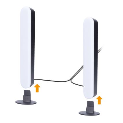 LED RGB-gamingverlichting + afstandsbediening