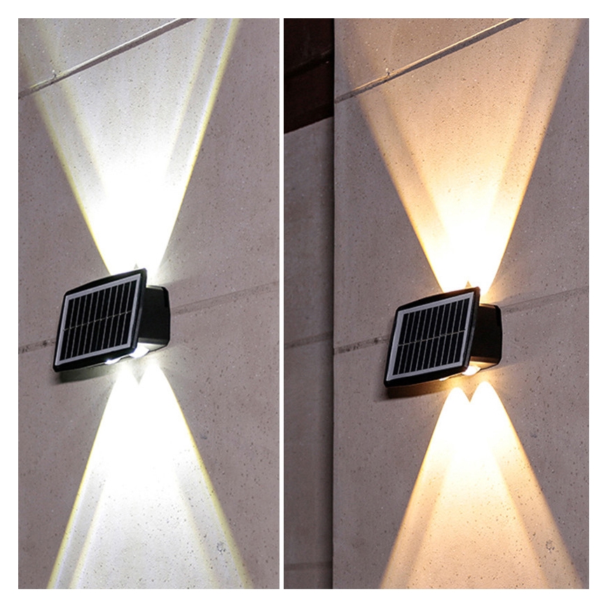 LED zonne-wandlamp LED/3,7V IP44 1200 mAh