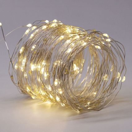 Guirlande solaire décorative LED/3,7V 800 mAh 22 m