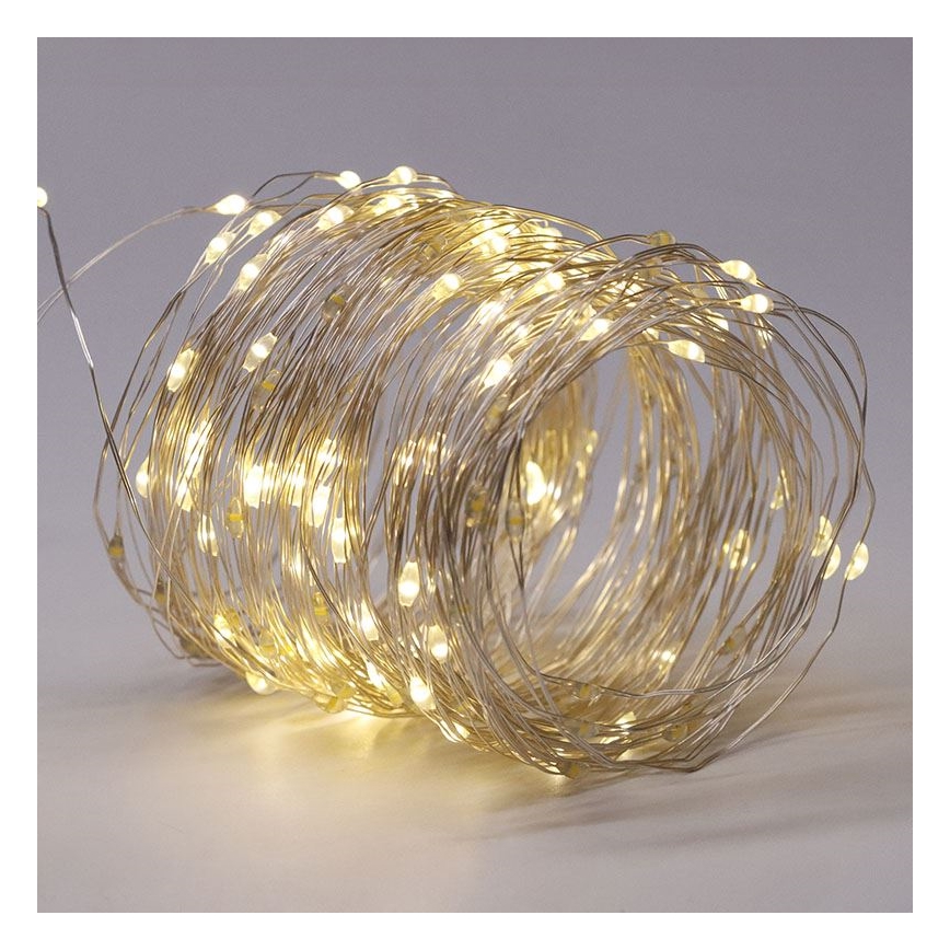 Guirlande solaire décorative LED/3,7V 800 mAh 22 m