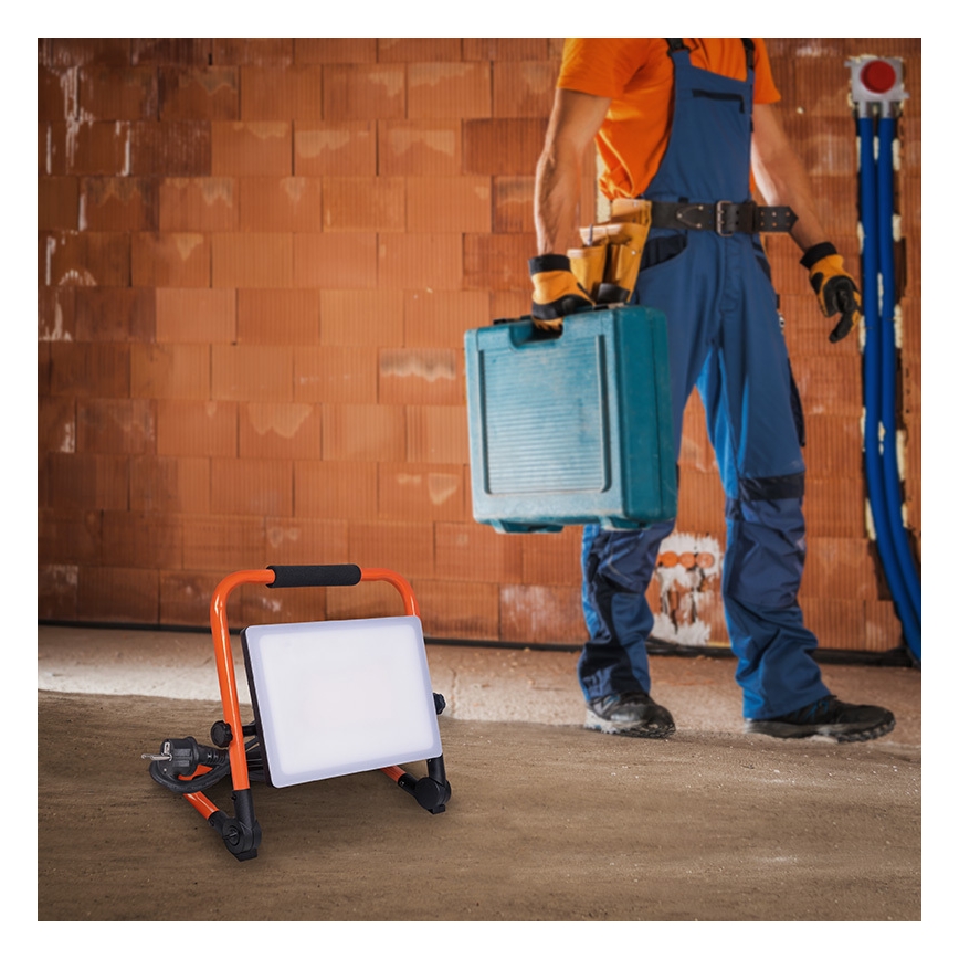 LED-schijnwerper met statief LED/100W/230V 4000K IP65