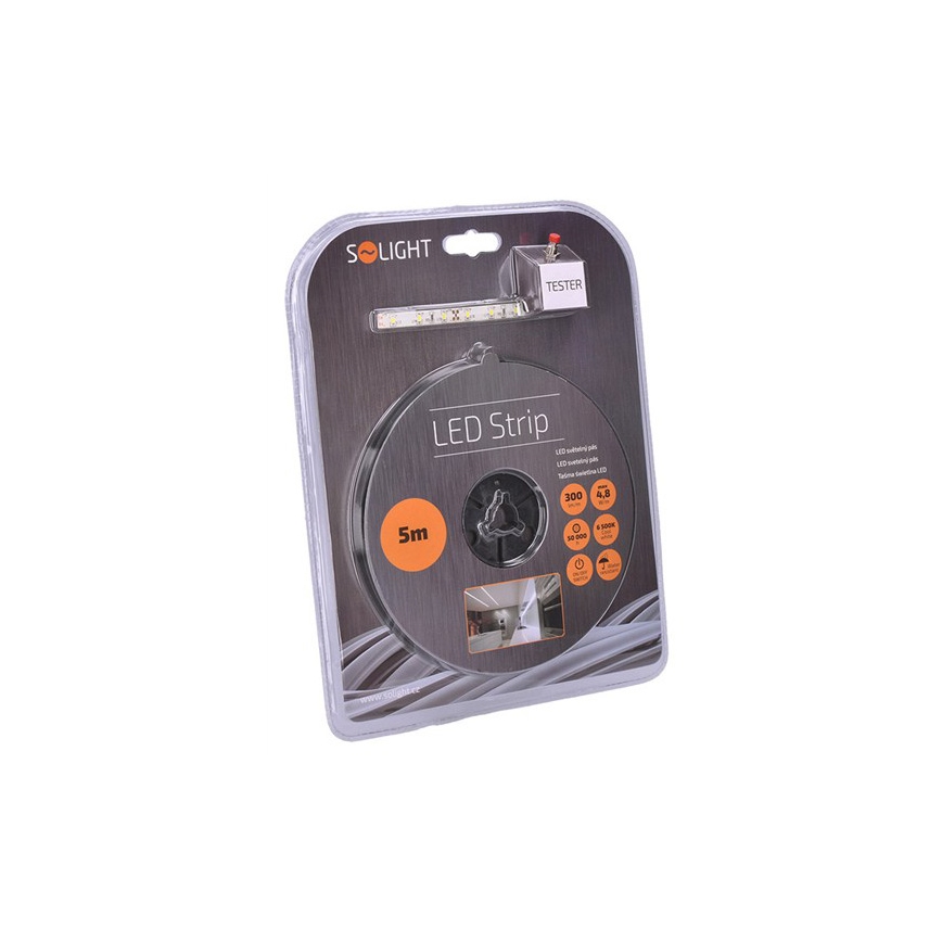 Ruban LED salle de bain 24W/12V 5m IP65