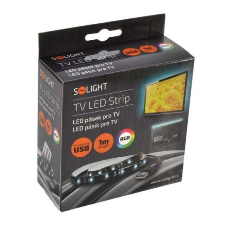 Solight PB09-Ruban LED pour TV LED/USB/100cm