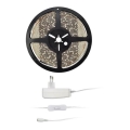 Solight WM51-65T - LED Strip 5 m LED/4,8W/230V, adapter