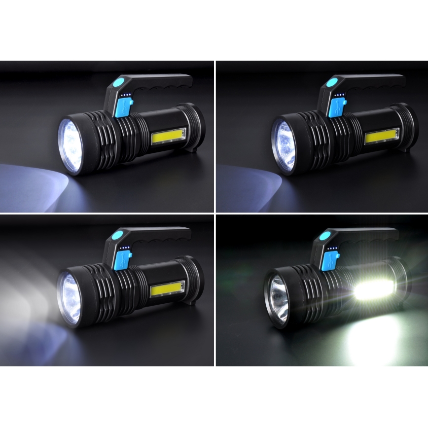 LED Oplaadbare zaklamp LED/6W/800 mAh 3,7V IP44