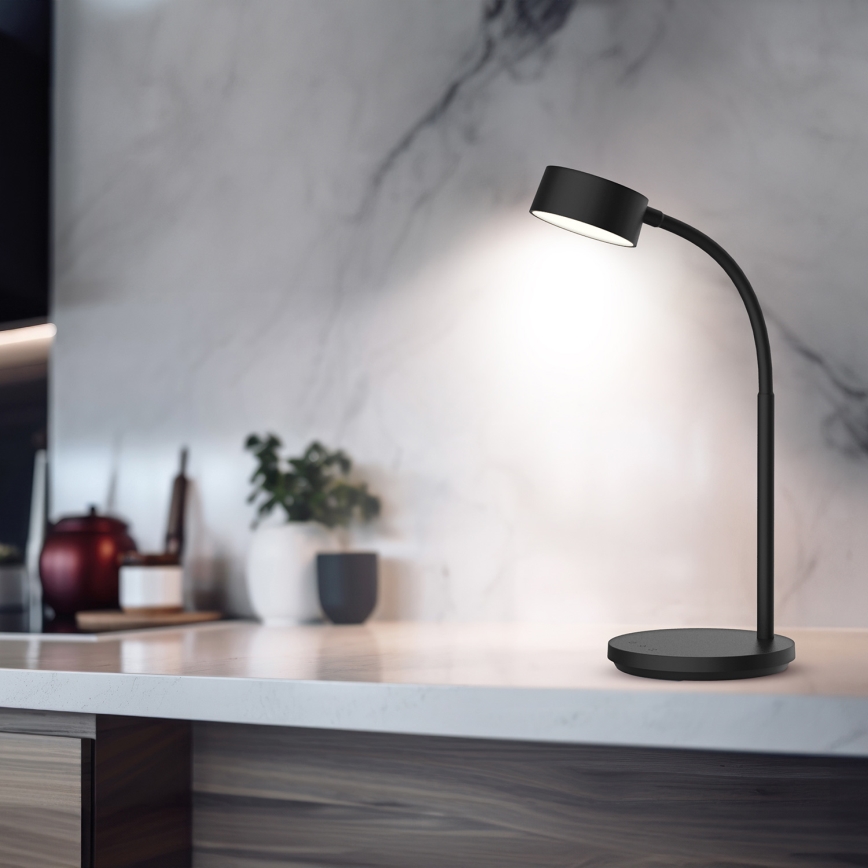 Dimbaar LED touch tafellampje LED/4,5W/5V 3000/4000/6500K zwart