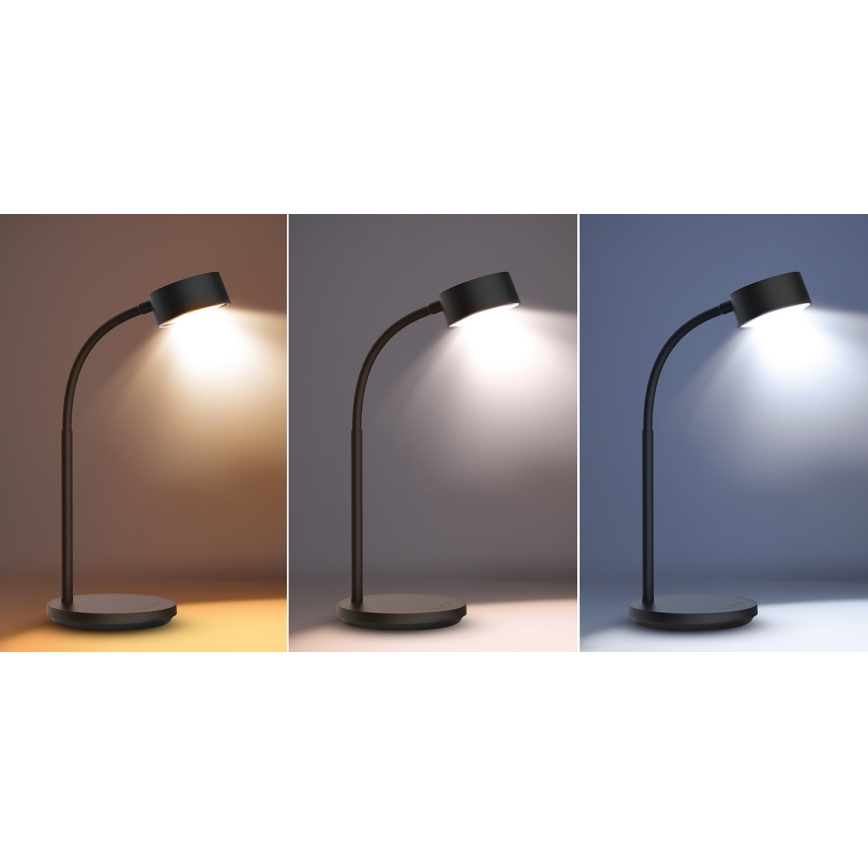Dimbaar LED touch tafellampje LED/4,5W/5V 3000/4000/6500K zwart