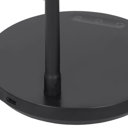 Dimbaar LED touch tafellampje LED/4,5W/5V 3000/4000/6500K zwart