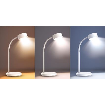 Dimbaar LED touch tafellampje LED/4,5W/5V 3000/4000/6500K wit