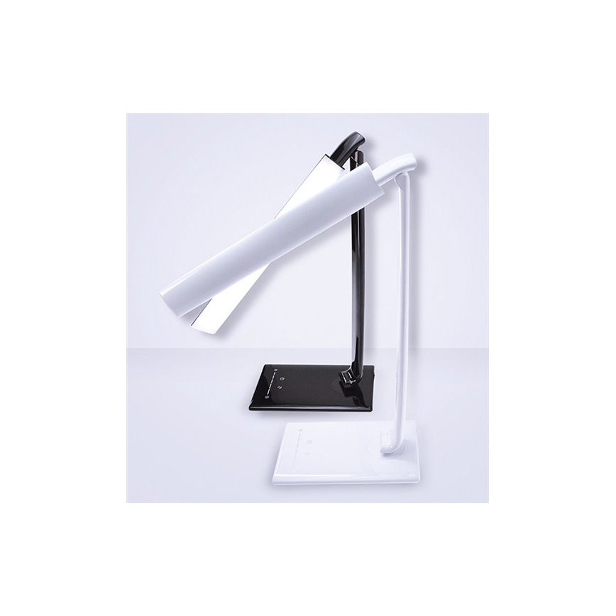 Lampe de table LED à intensité modulable port USB LED/12W/230V blanche