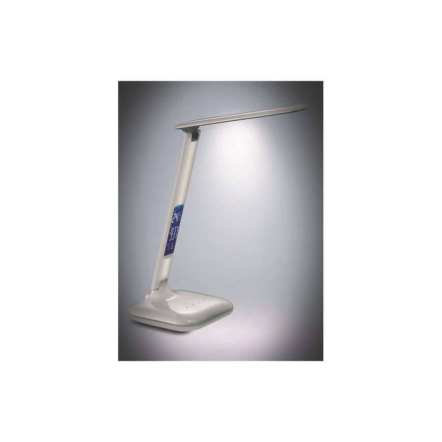 Lampe de table LED à intensité variable avec écran LED/6W/230V