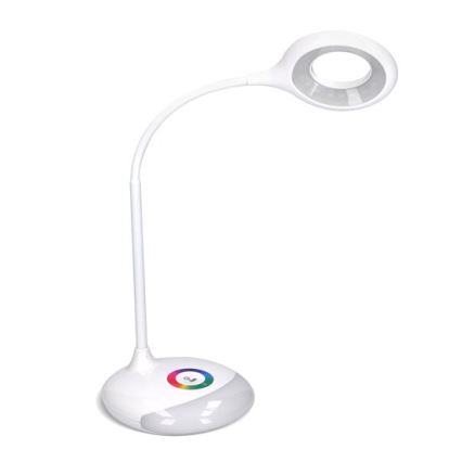 Lampe de table LED RGB à intensité variable rechargeable LED/5W/5V 1800 mAh