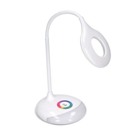 Lampe de table LED RGB à intensité variable rechargeable LED/5W/5V 1800 mAh