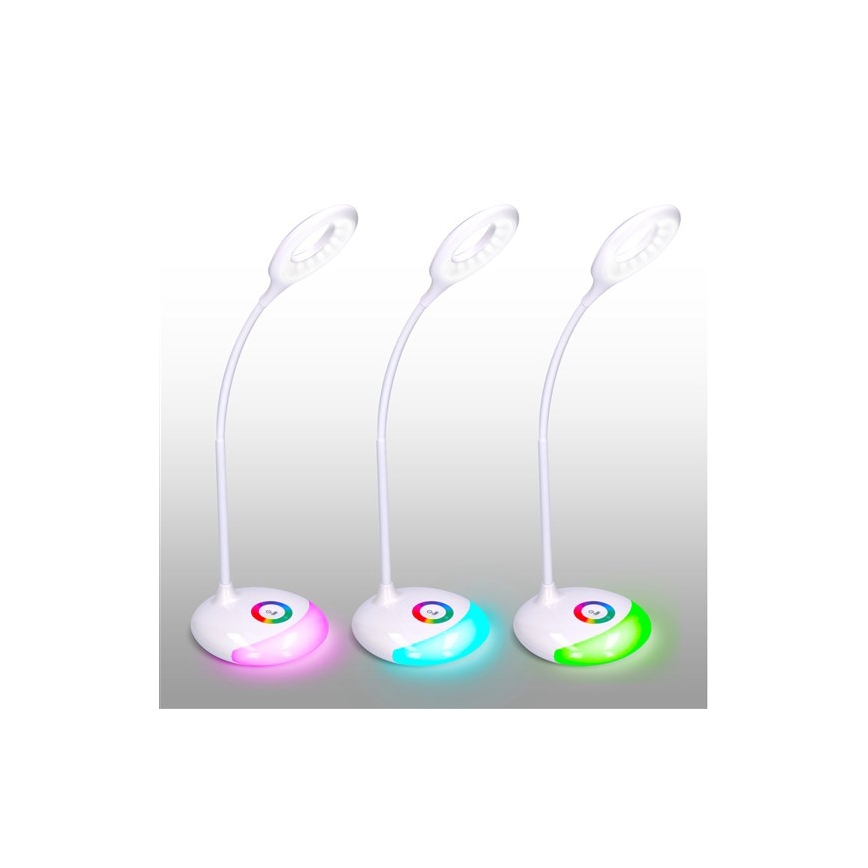 lampe de table LED RGB à intensité modulable rechargeable LED/5W/5V