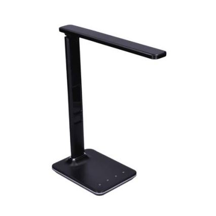 Lampe de table LED à intensité variable avec écran LED/9W/230V noir