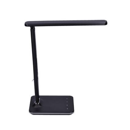 Lampe de table LED à intensité variable avec écran LED/9W/230V noir