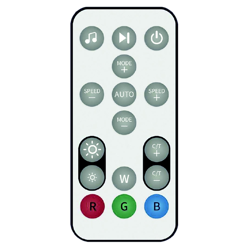 LED RGB dimbare vloerlamp RAINBOW LED/18W/230V Wi-Fi Tuya + afstandsbediening