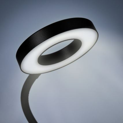 Lampe de table à intensité variable avec pince LED/8W/230V 3000/4000/5000K noir