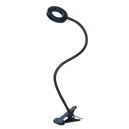 Lampe de table à intensité variable avec pince LED/8W/230V 3000/4000/5000K noir