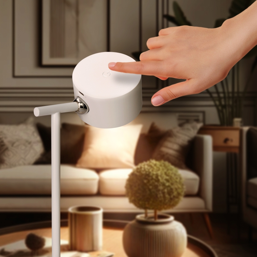 Lampe tactile rechargeable à intensité variable 3en1 LED/4W/2000 mAh 3000/4000/6500K blanc