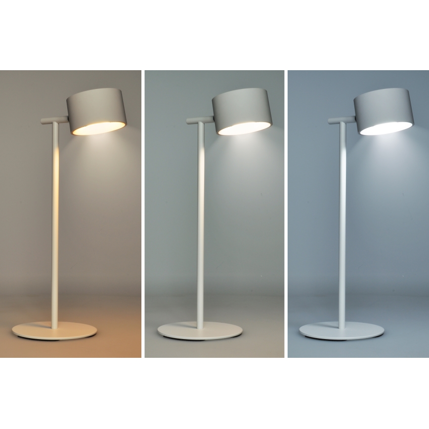 Lampe tactile rechargeable à intensité variable 3en1 LED/4W/2000 mAh 3000/4000/6500K blanc