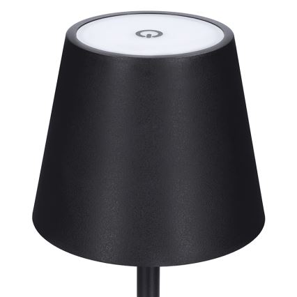 Lampe de bureau LED tactile rechargeable et dimmable LUCCA LED/3,7V 3000/4000/6500K 2000 mAh noire