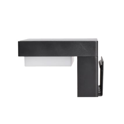 Applique murale solaire avec détecteur de mouvement et de crépuscule PALERMO LED/5W/2000 mAh IP54 noir
