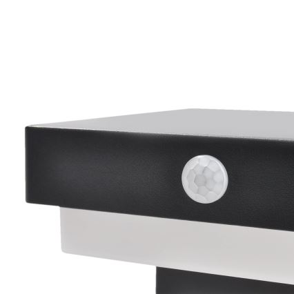 Applique murale solaire avec détecteur de mouvement et de crépuscule PALERMO LED/5W/2000 mAh IP54 noir
