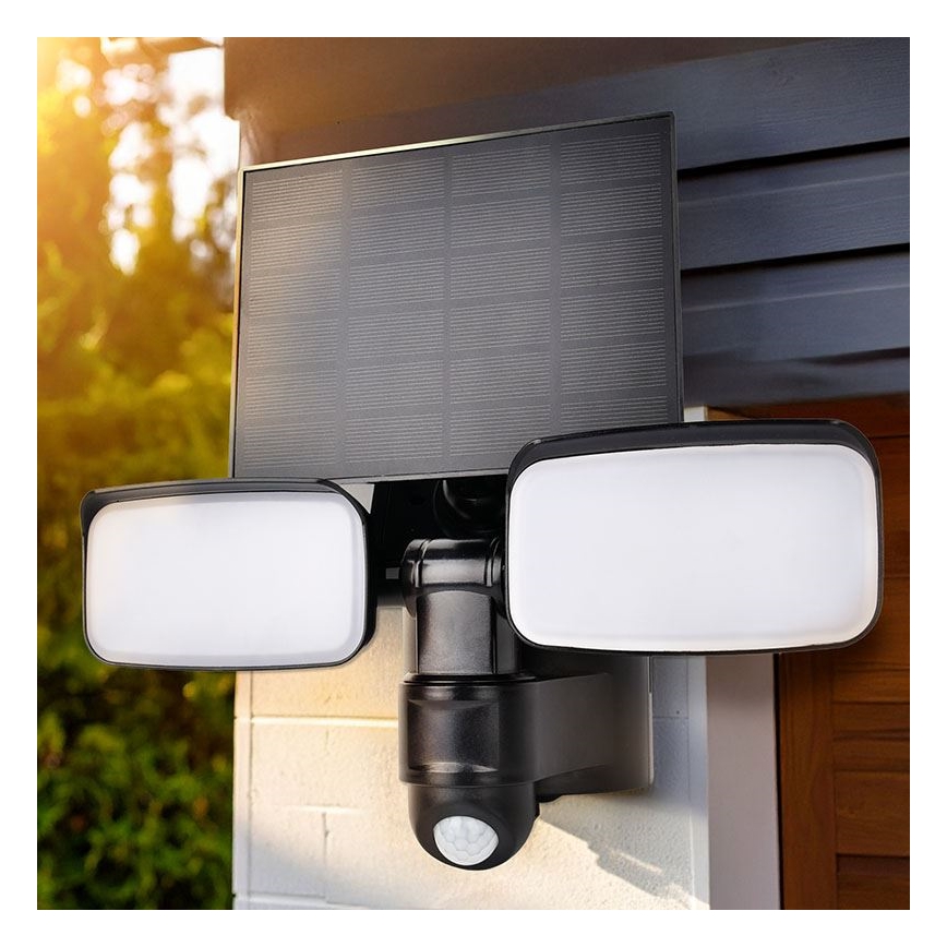 LED zonne-reflector met sensor LED/9W/3,7V 3600 mAh IP54