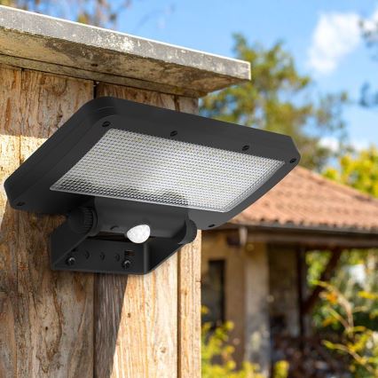 LED-zonne-schijnwerper met sensor LED/5W/3,7V 1500 mAh IP54