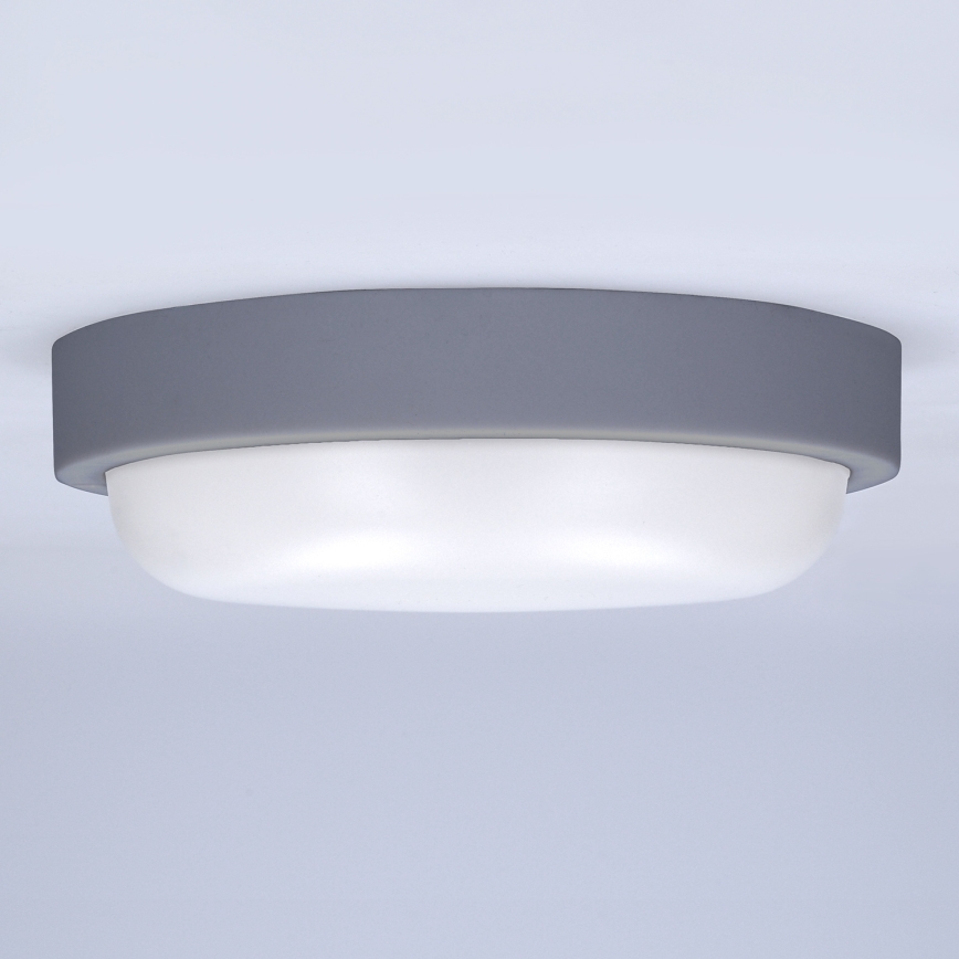 Applique murale extérieure LED/13W/230V 4000K IP54 gris arrondi