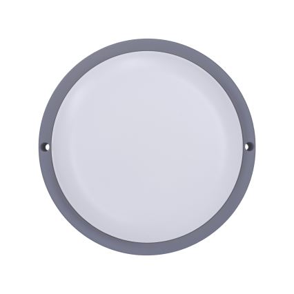 Applique murale extérieure LED/13W/230V 4000K IP54 gris arrondi