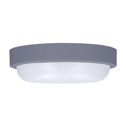 Applique murale extérieure LED/13W/230V 4000K IP54 gris arrondi